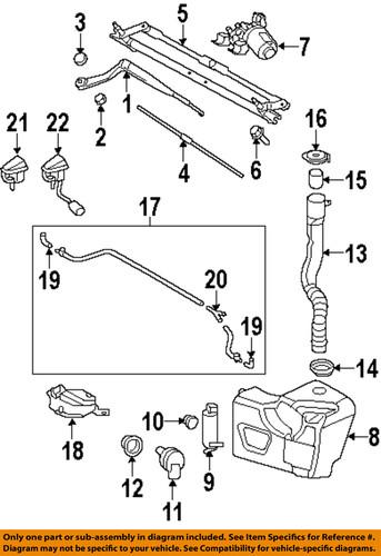 Land rover oem lr038124 wiper arm/windshield wiper arm