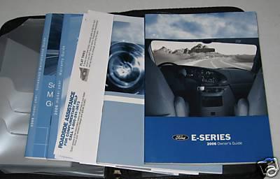 2006 ford e-series e owners manual, 