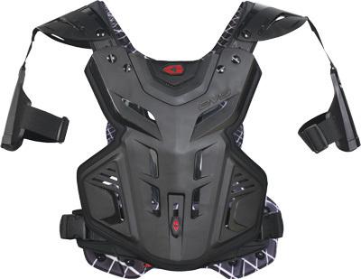 Evs f2 chest protector black sm f2bk-s