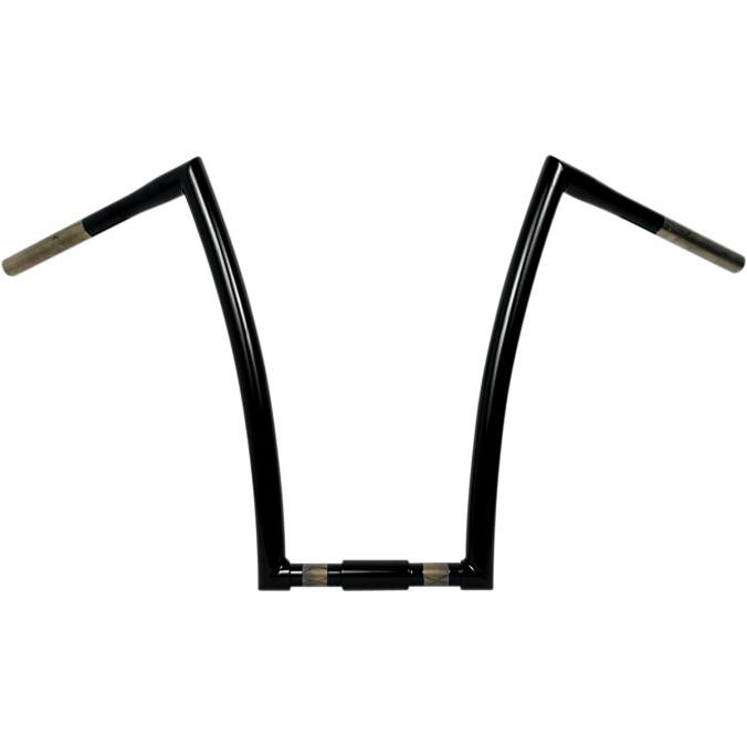 Todd's cycle 0601-1464 1-1/4" strip bars 10" rise black harley flsts, fxsts