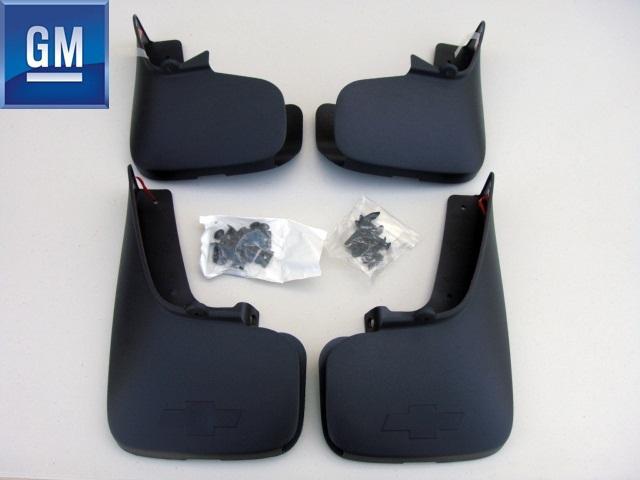 Chevy equinox 2010 - 2013 front & rear mud splash molded guards set hardware