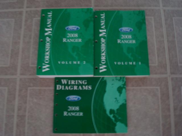 2008 ranger truck factory dealership service workshop shop repair manual book 