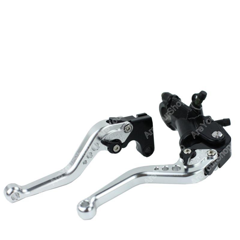 Master cylinder adjustable brake clutch levers yamaha r1 r6 r6s mt-01 v-max sil