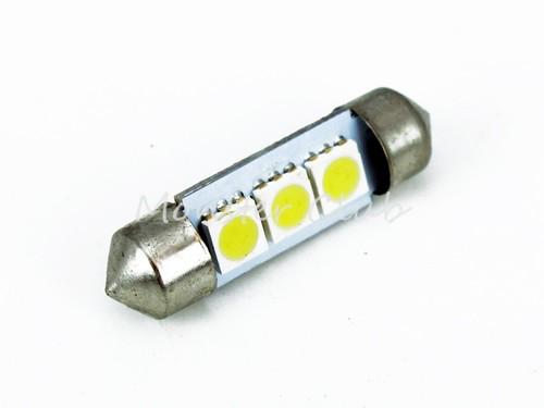 Universal super bright 34mm 3-smd led festoon bulb dome map light lamp