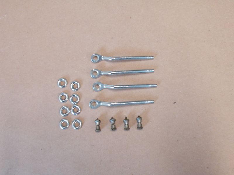 Ncrs 1959 -1967 corvette sunvisor hardware 24 piece kit