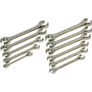 Sk 371 11 pc sae and metric flare nut wrench set