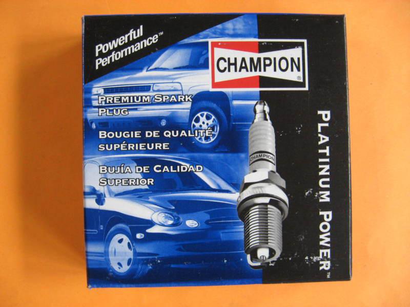 One pack of 4 champion platinum power spark plugs # 3132 (premium spark plug)