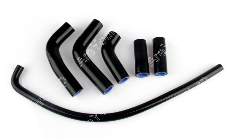 Black kit silicone hose radiator heater kawasaki ninja 250 250r ex250 2008-2012