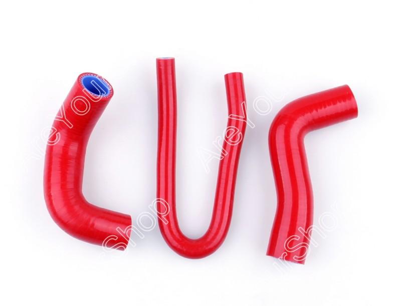 Kit silicone hose radiator heater kawasaki ninja 650r/er6f/er6n 2004-2008 red