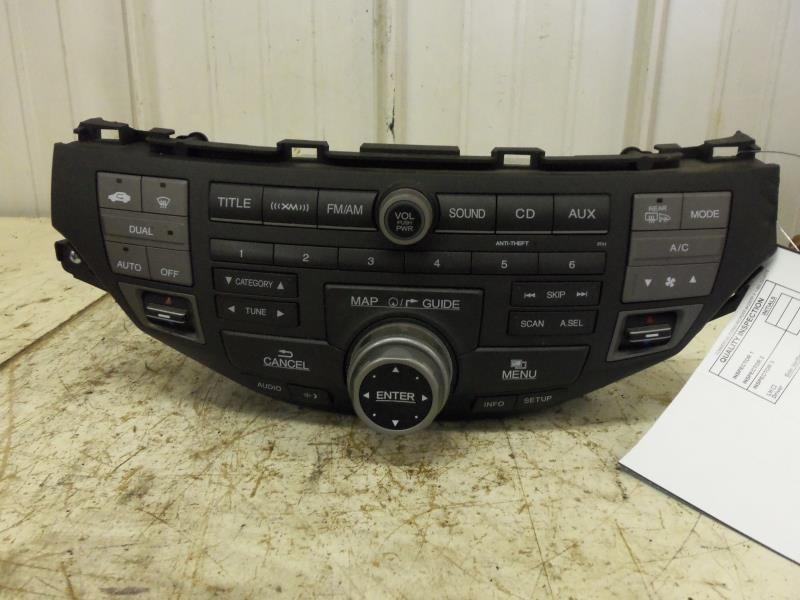 08 09 honda accord audio equipment