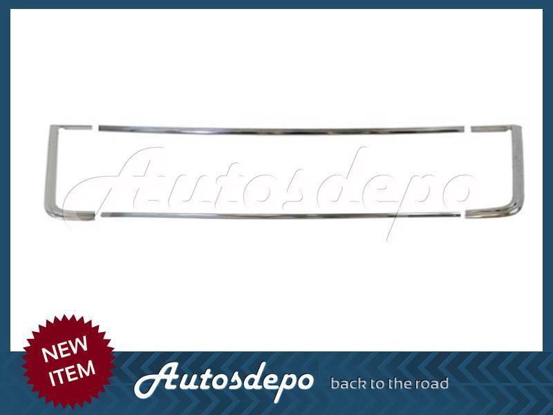 83-88 gmc c10-30 pickup jimmy grille outline upper lower side chrome molding 4pc