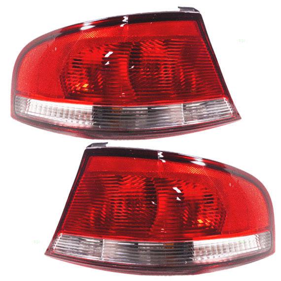 New pair set taillight taillamp lens housing assembly dot 01-06 chrysler sebring