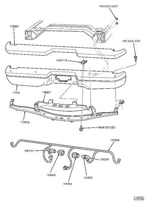 Xl1z17b807aae ford cover