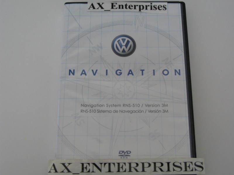 Cc eos gli gti jetta passat tiguan touareg rns-510 navigation dvd 3m map 2010 us