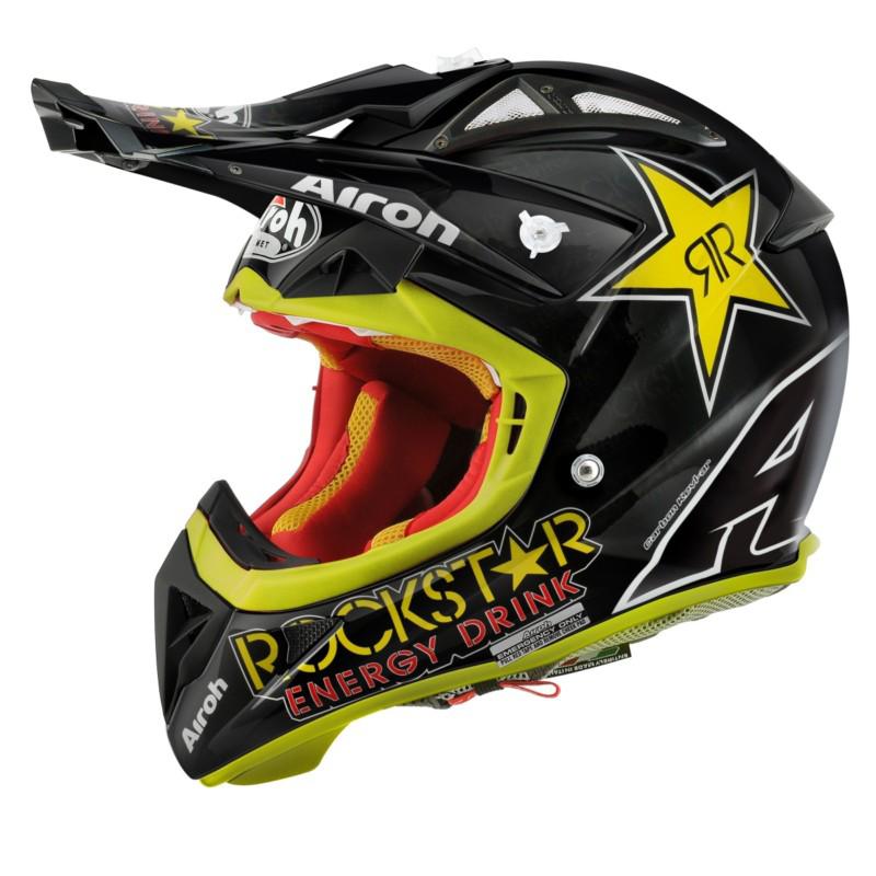 *ships within 24 hrs* airoh aviator 2.1 (rockstar) motocross helmet