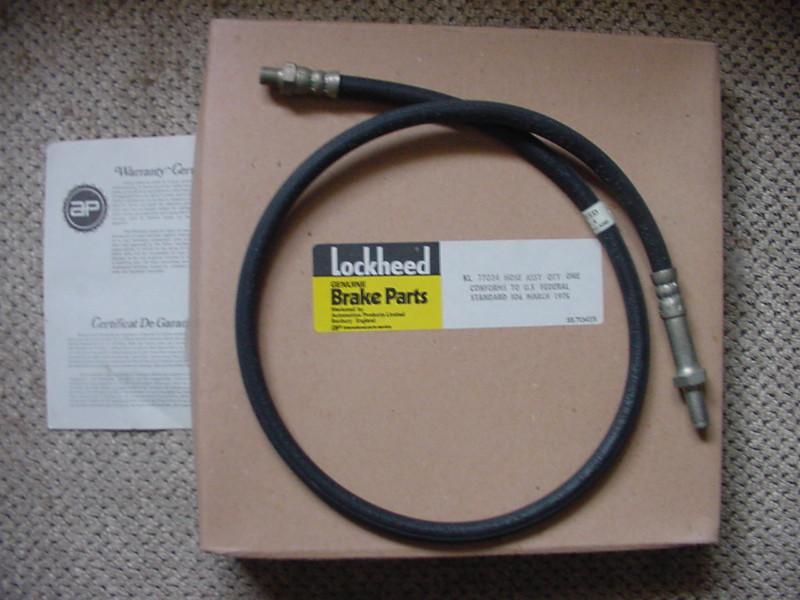 Norton commando extended lockheed brake hose 34" for hi rider - high bars nos 