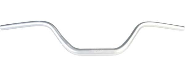 Fly racing aero tapered snowmobile freeride bend handlebar, silver