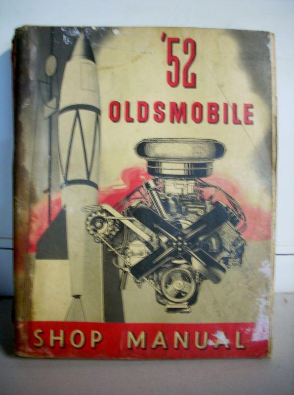 1952 52 olds oldsmobile deluxe super 88 98 shop service repair manual book