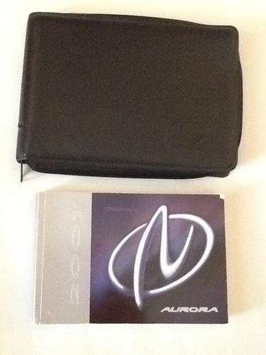 2001 original oldsmobile aurora owners manual w/case