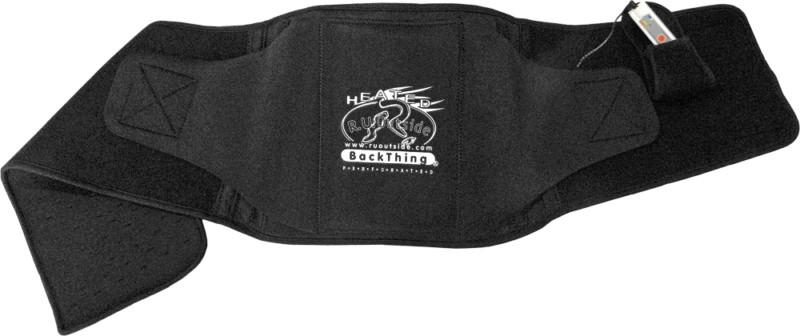 R.j. sport products backthing heated back support black medium 30-35in.