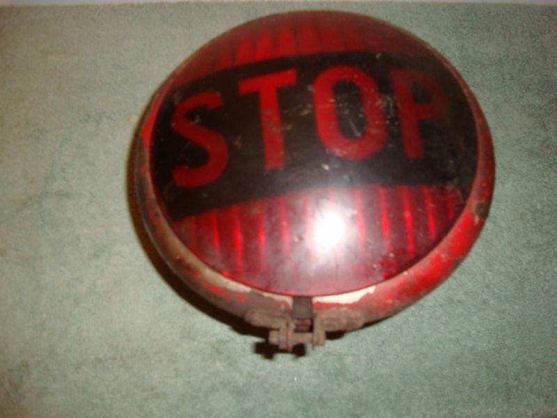 Vintage red stop tailight 