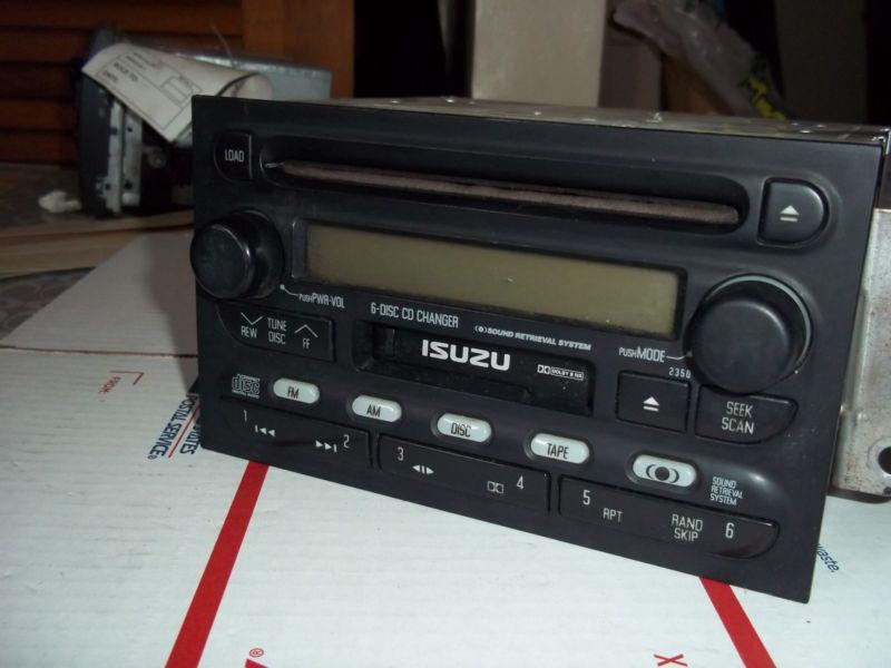 Rodeo amigo oem 6 disc cd cassette tape player radio