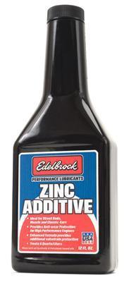 Edelbrock 1074 motor oil additive zinc 12 oz. each