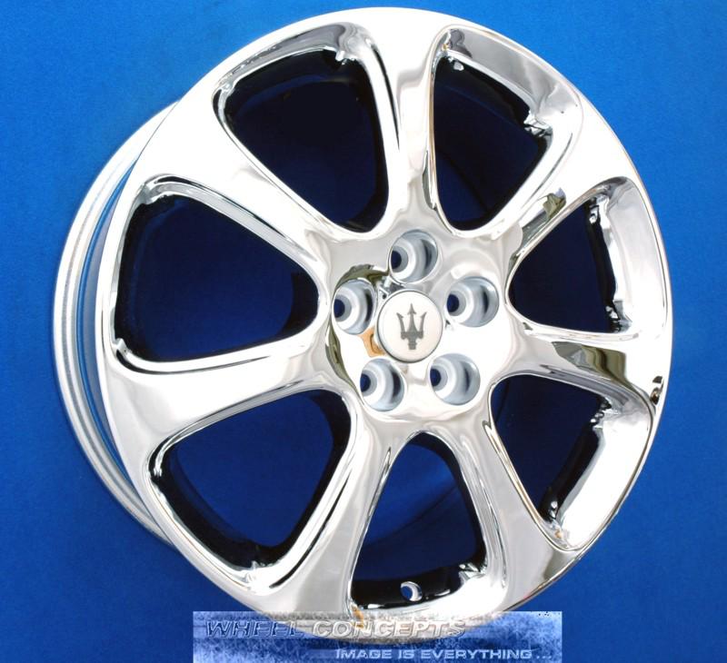 Maserati coupe spyder gransport 18 inch chrome wheel exchange gt 18" rims 