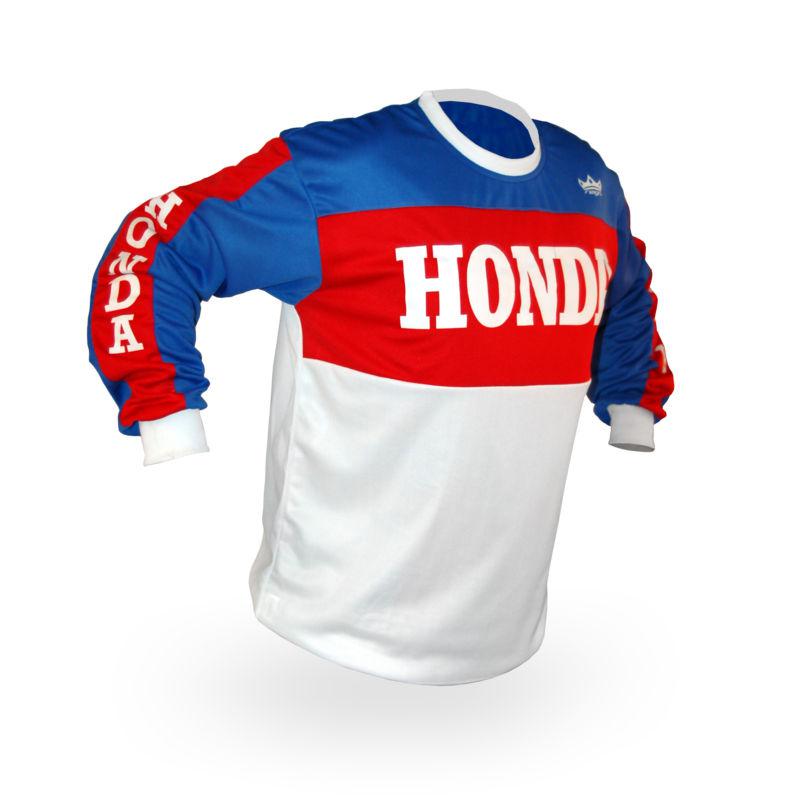 Vintage style honda motocross jersey mx enduro ahrma motorcycle