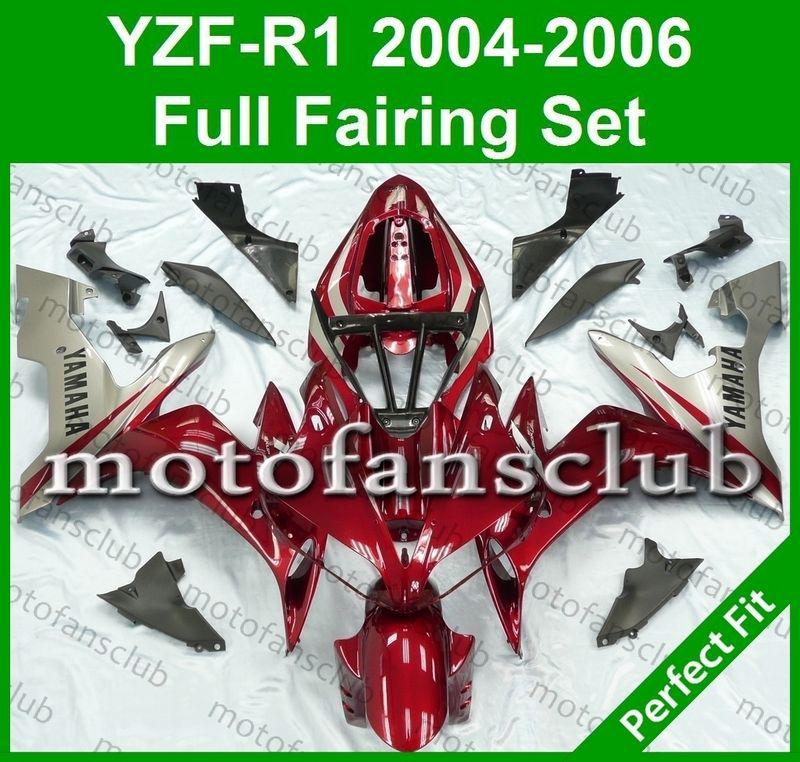 Fit yamaha yzf r1 04 05 06 yzfr1 2004 2005 2006 fairing bodywork plastics #15 c