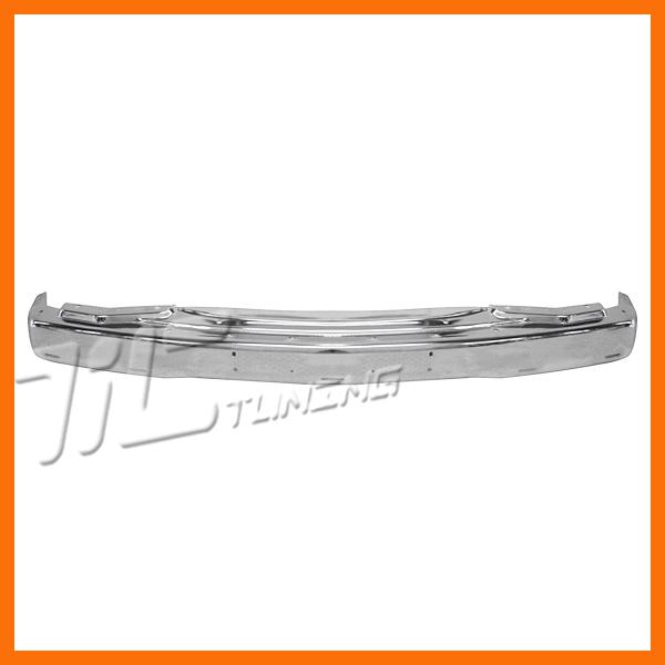 88-90 buick regal front bumper face bar gm1006130 chrome steel for custom coupe