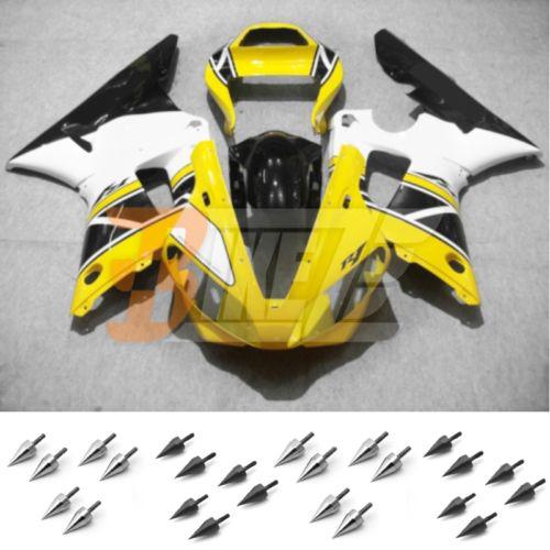 Bolt kit & injection fairing kit bodywork for yamaha yzf 1000 r1 2000 2001 ad