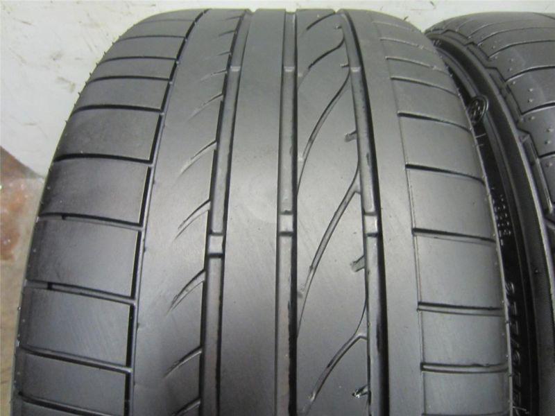 Pair of (2) 255/35r18 bridgestone potenza re050a rft