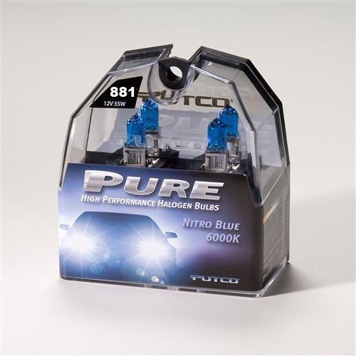 230881nb putco halogen headlight bulbs 881 - nitro blue