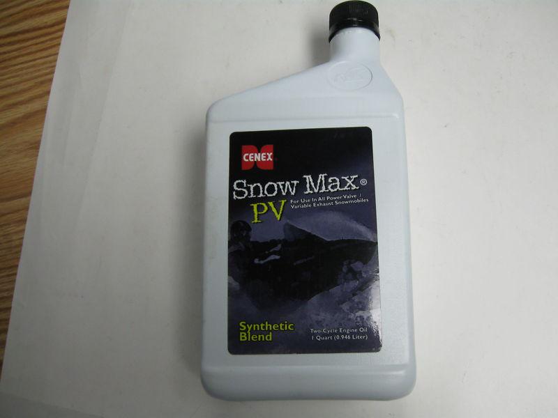 Cenex snow max pv power valve/variable exhaust two cycle snowmobile oil 1 quart