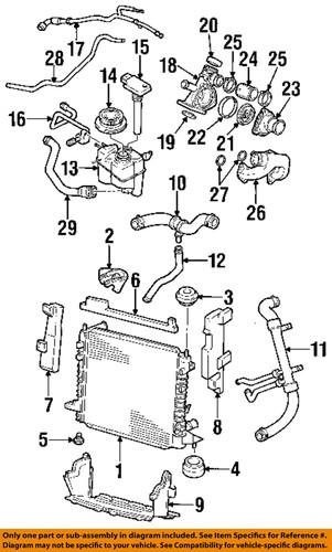 Jaguar oem nca2213ac engine coolant by-pass hose/bypass hose