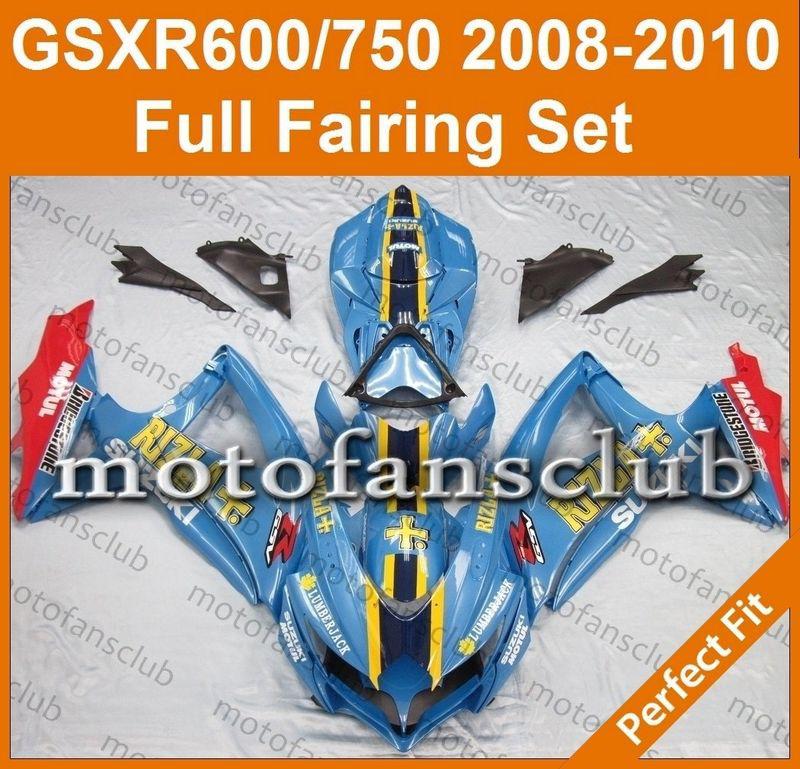 Fit suzuki gsxr 750 gsxr 600 08 09 10 gsx-r 2008 2009 2010 fairing #05 c