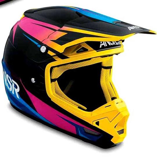 Answer evolve spectrum motorcross dirt bike helmet neon xs, sm, md, lg, xl, 2xl