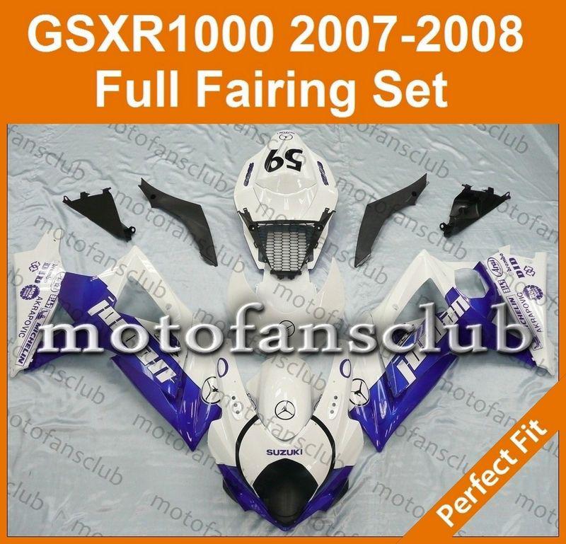 Fit suzuki gsxr 1000 07 08 gsx-r 2007 2008 fairing bodywork plastics k7 #03 c