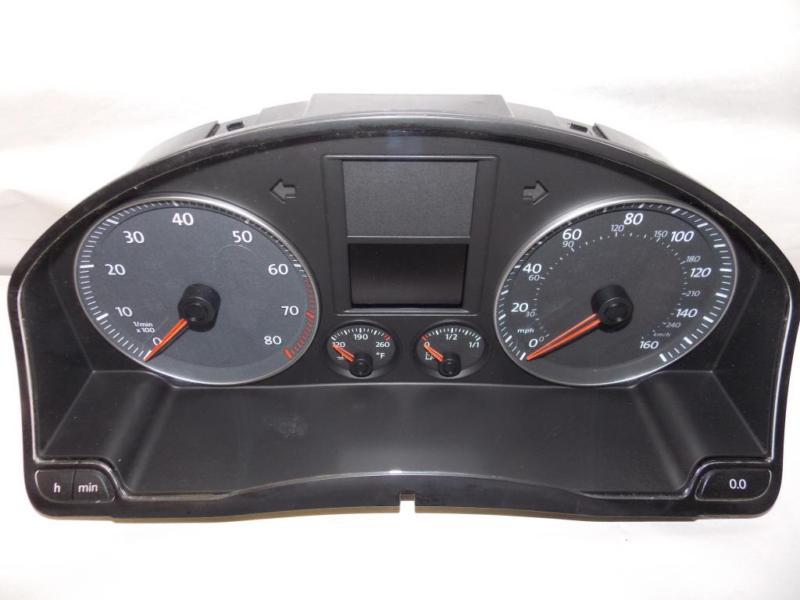 09-10 vw jetta 2.5l 45k instrument cluster speedometer 2009 2010 #7131