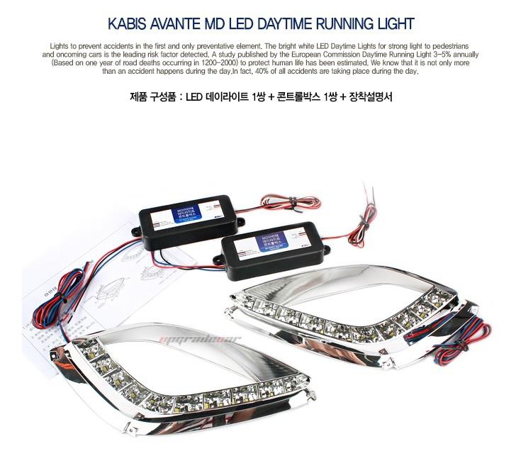 Upgradecar md elantra daytime running light