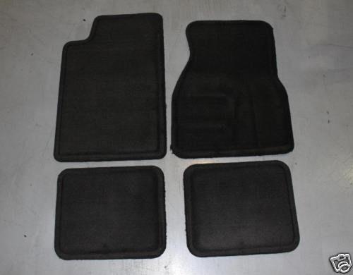 Camaro/firebird ebony black floor mats set f&r new gm oem