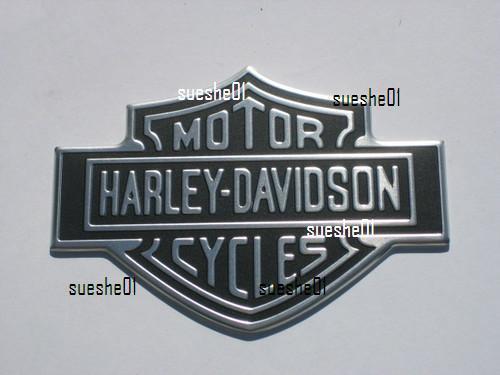  harley davidson, metal,  emblem, medallion, silver and black  color, oem