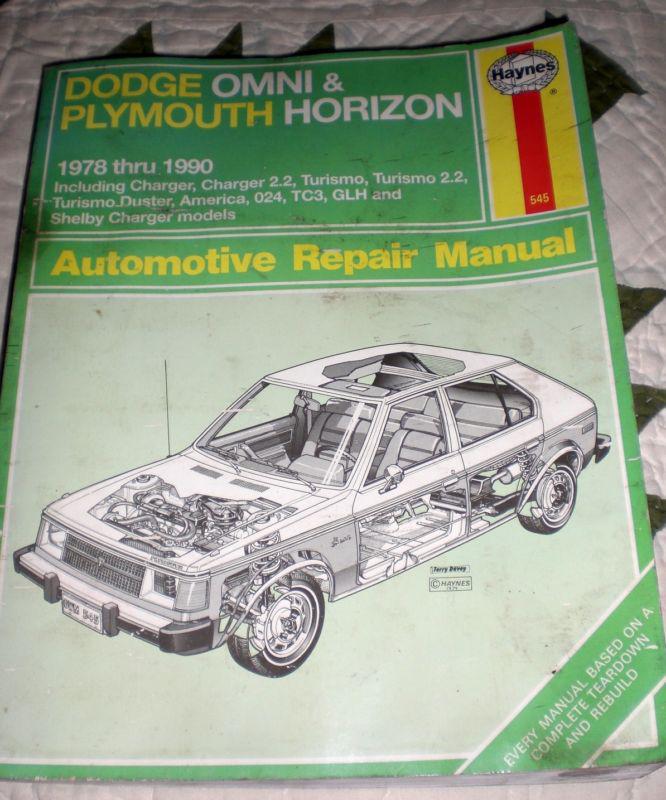 Haynes 1978/1990 automotive repair manual