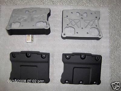 Harley twin cam rocker boxes-fit 99-present-wrinkle black powder coat