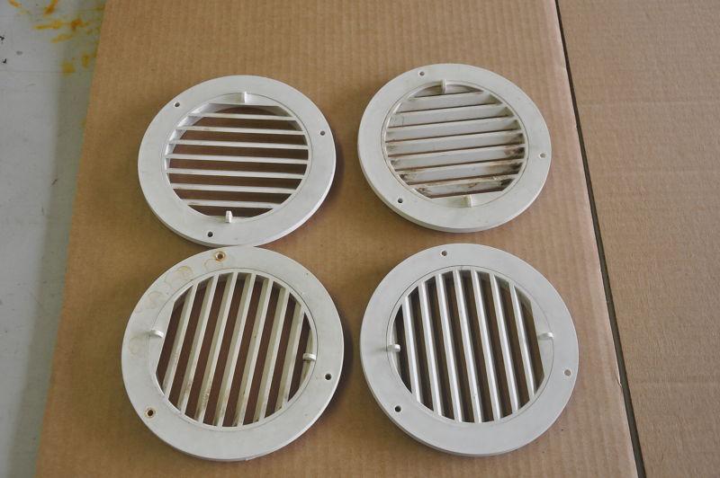 Four 6 1/2 inches  round rv ceiling a/c vent 5/8" depth