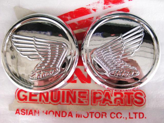 Honda gorilla monkey z50j z50 fuel tank emblem chrome 1 set "2 pcs"