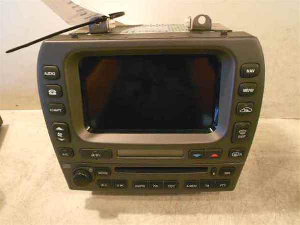 04 05 jaguar x cd radio w/ audio navigation screen oem