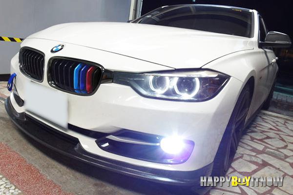 ///m color carbon bmw f30 4dr front kidney grill grille cover replacement