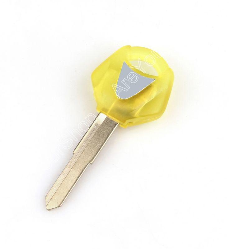 1pcs blade blank key motorcycle yamaha yzf r1 r6 r6s fz1 fz4 fz6 fz8 xjr yellow